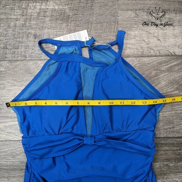 I2CRAZY High Neck Mesh One Piece Swimsuit Size M - Picture 4 of 6